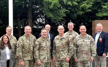 Medical Readiness Command, Europe commander visits V Corps Forward medical facilities in Poland
