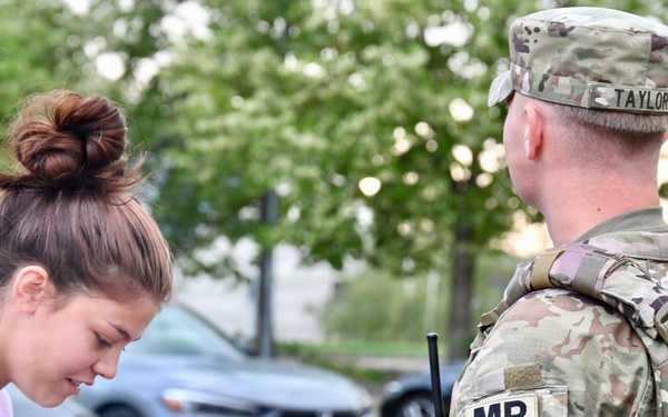 USAG Stuttgart MPs connect with military community during National Night Out
