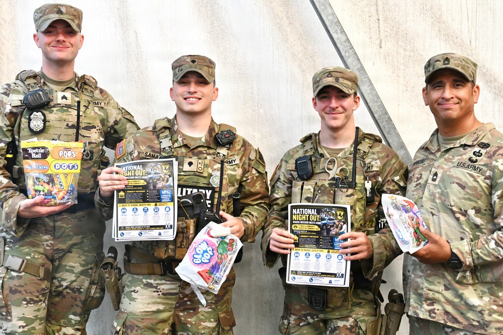 USAG Stuttgart MPs connect with military community during National Night Out