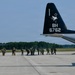 861st Quartermaster Company load on Marine C-130J