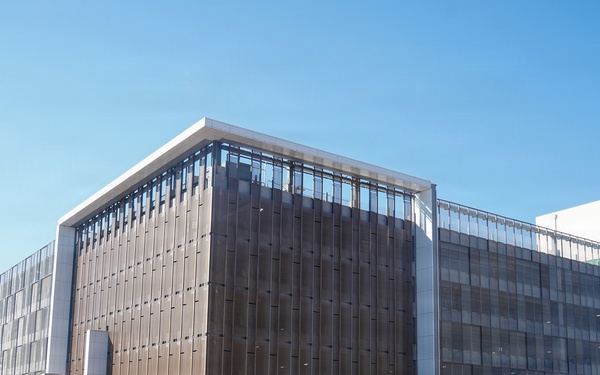 Construction continues on the Louisville Medical Center Aug. 4, 2026