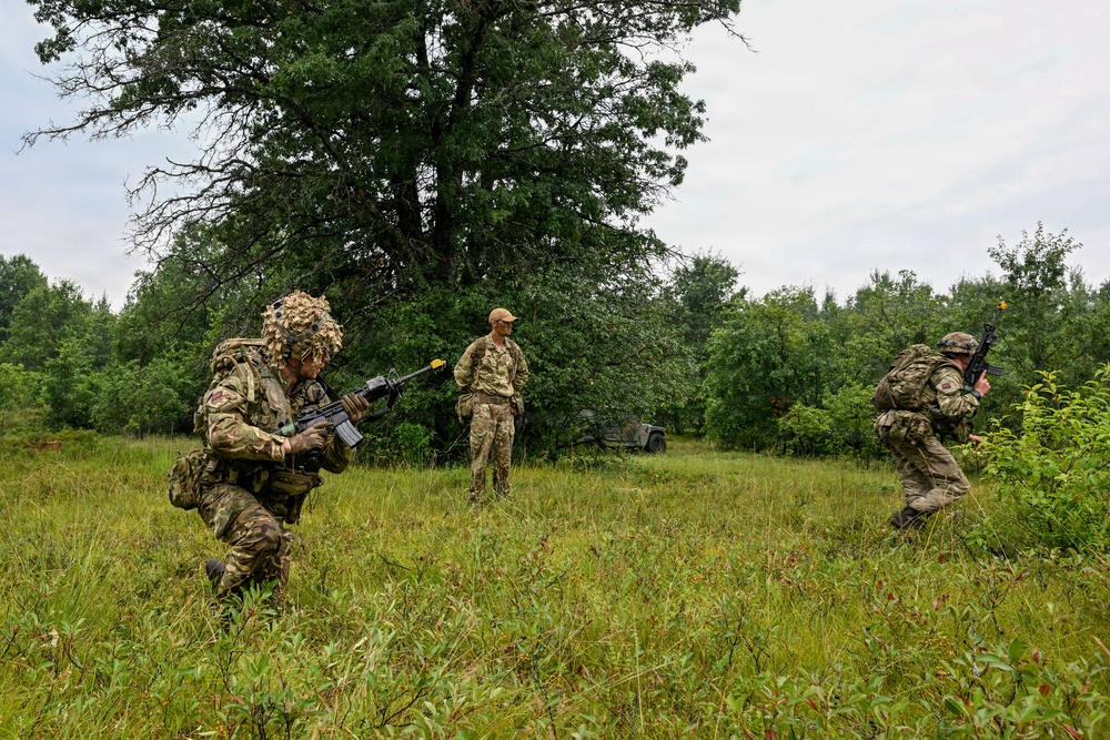 3rd Royal Welsh perform STX lanes during Northern Strike 26