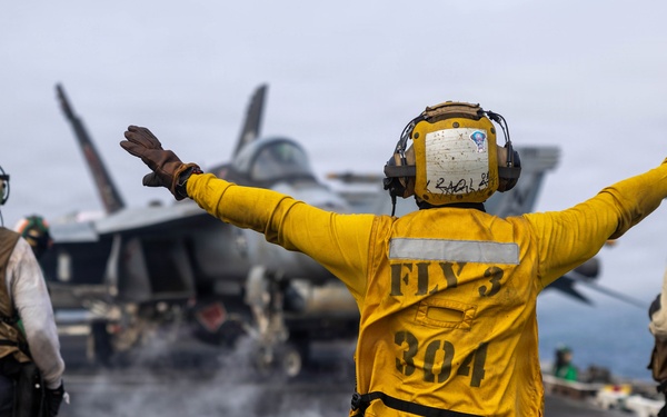 Abraham Lincoln Conducts Flight Operations