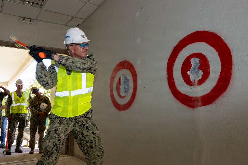 NSA Souda Bay and NAVFAC EURAFCENT Hold a Joint Mobility Processing Center Groundbreaking Ceremony