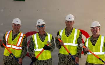 NSA Souda Bay and NAVFAC EURAFCENT Hold a Joint Mobility Processing Center Groundbreaking Ceremony