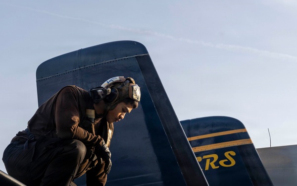 Abraham Lincoln Conducts Operations