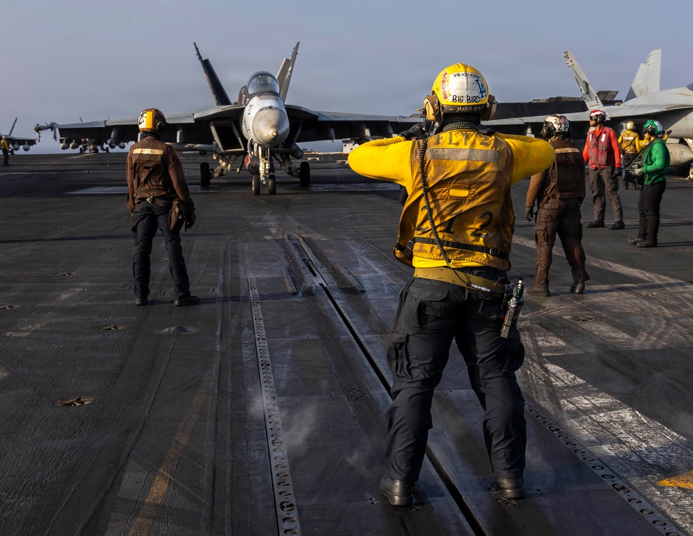 Abraham Lincoln Conducts Flight Operations