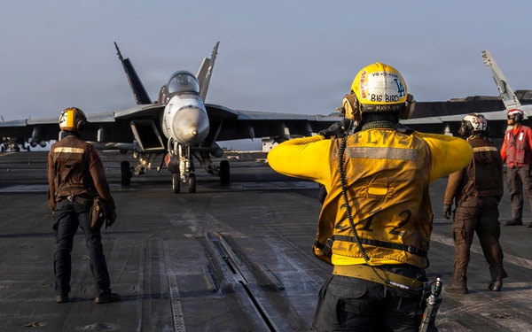 Abraham Lincoln Conducts Flight Operations