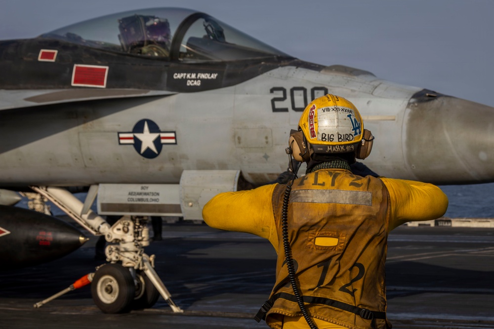 Abraham Lincoln Conducts Flight Operations