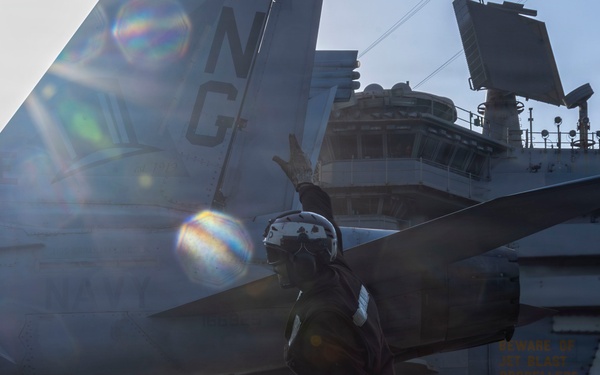 Abraham Lincoln Conducts Flight Operations