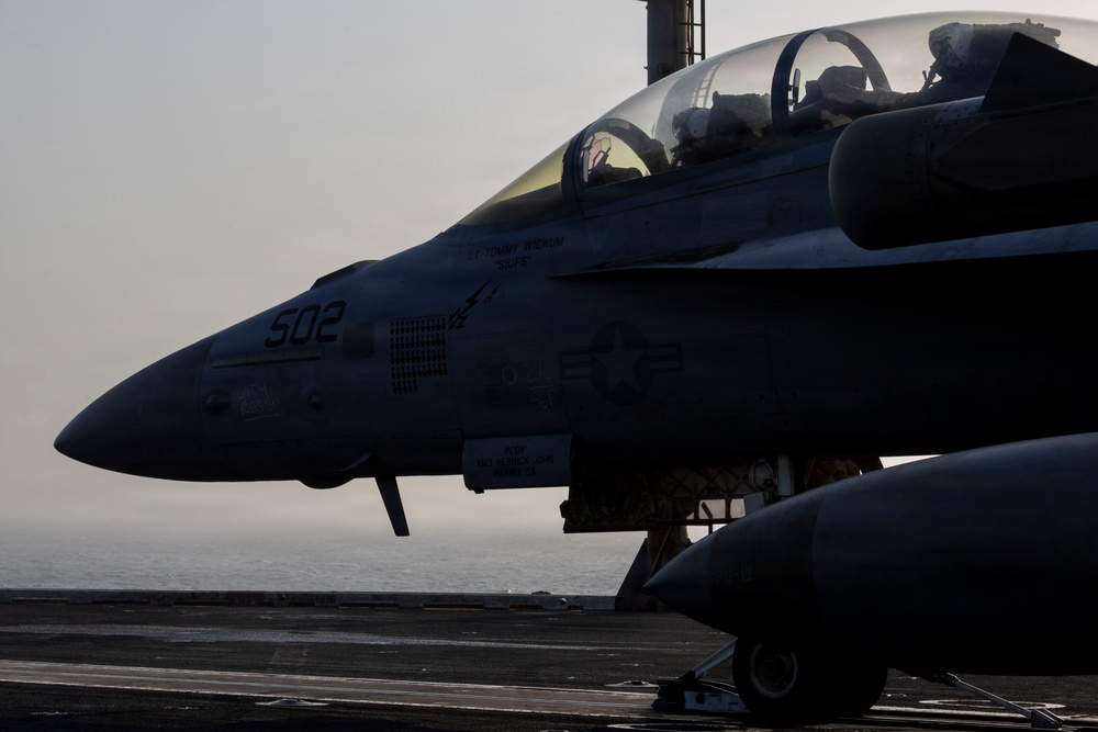Abraham Lincoln Conducts Flight Operations