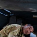 KC135 refuels F16s during routine patrol