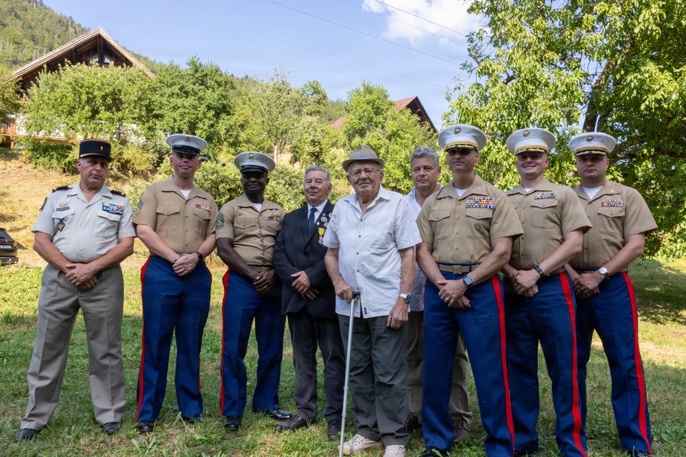 MARFOREUR/AF honors Marines that fought in France in WWII