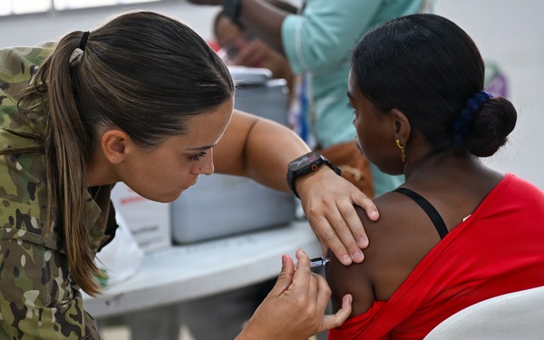 Joint Task Force-Bravo, Missouri Air National Guard and Panama’s Ministerio de Salud participate in a Medical Readiness Training Exercise during PANAMAX 2026