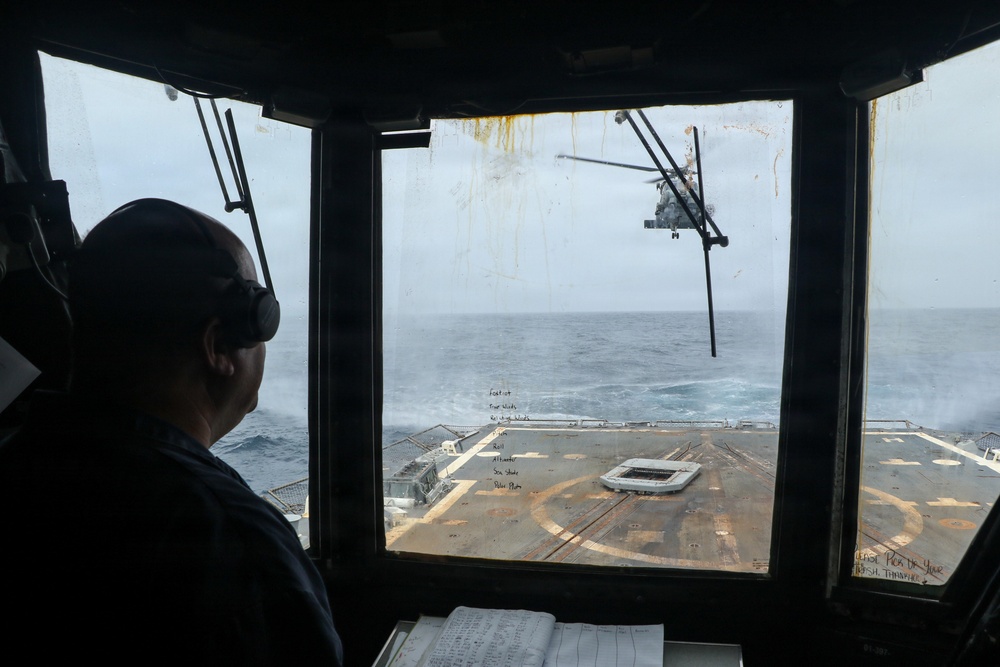 Frank E. Petersen Jr. Conducts Flight Operations