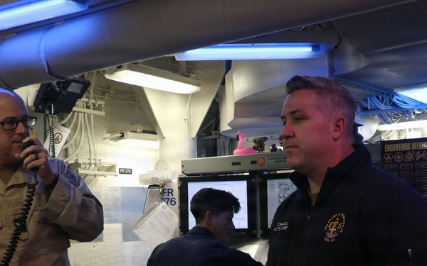 Frank E. Petersen Jr. Conducts Daily Operations
