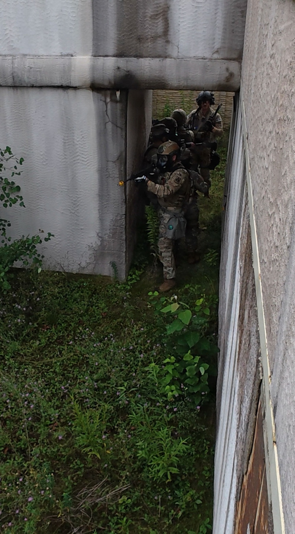 340th Military Police Company conducts cordon and search training during WAREX