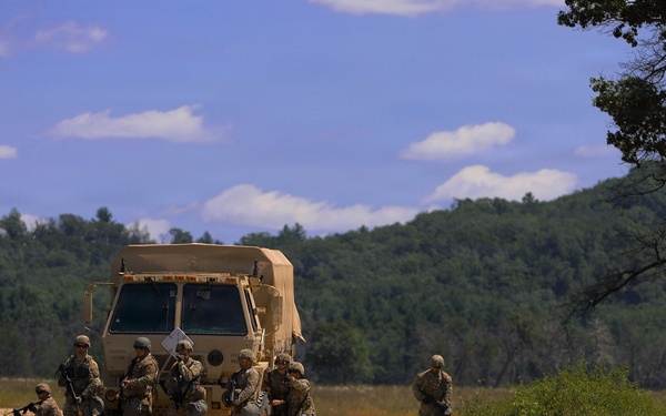 380th Quartermaster Company Hasty Defense Lane WAREX 2026