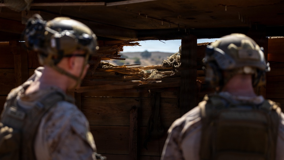 SOI-West and NAVSEA Conduct MAAWS Munition Tests - Bunker Construction with 1st CEB Day 3