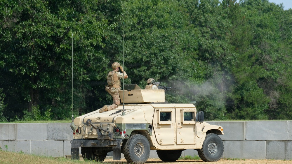 M240B mounted machine gun range