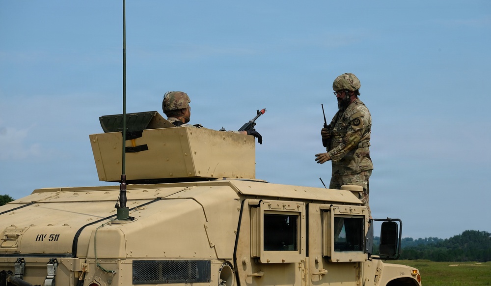 M240B mounted machine gun range