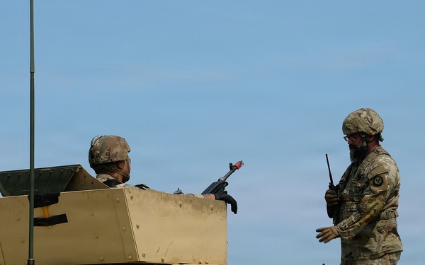 M240B mounted machine gun range