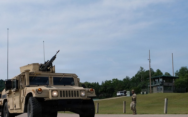 M240B mounted machine gun range