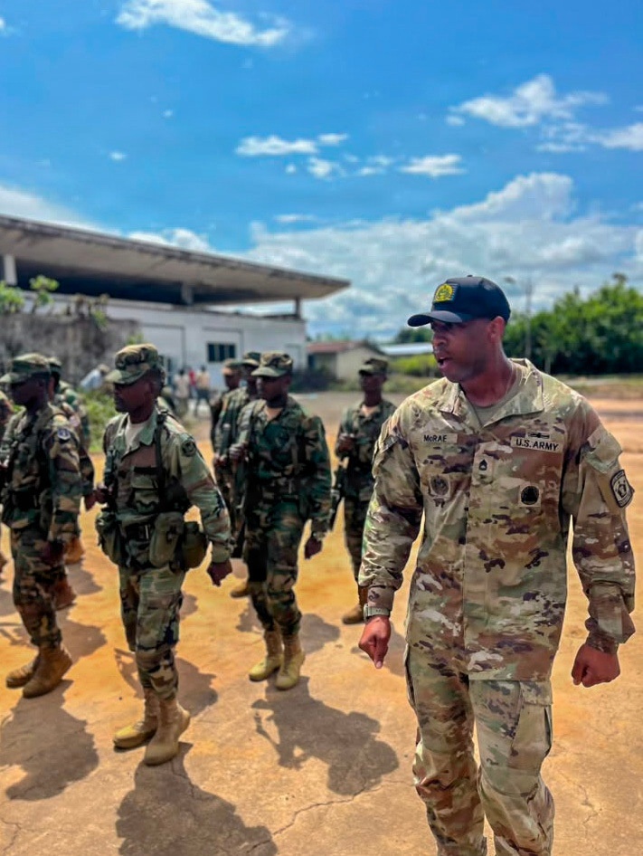 SETAF-AF and Army partners turn Liberian NCOs into drill sergeants