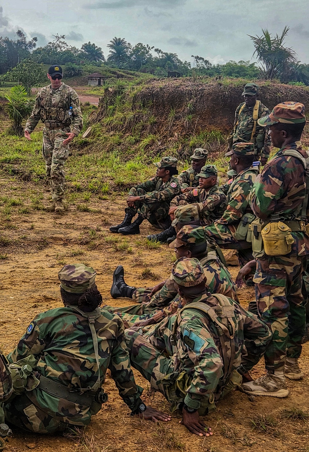 SETAF-AF and Army partners turn Liberian NCOs into drill sergeants