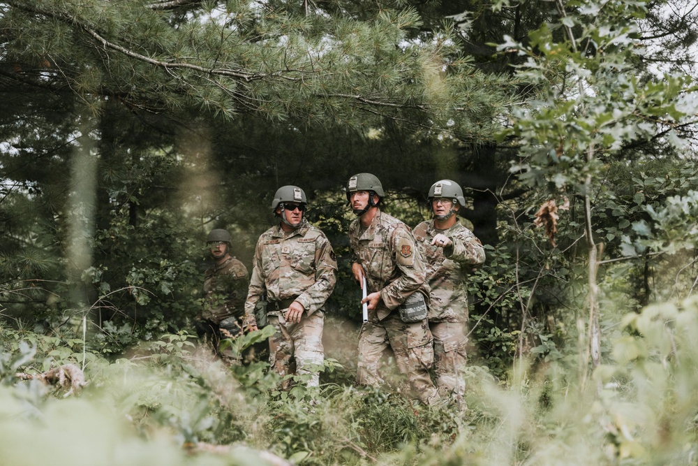 Airmen implement land navigation skills at Northern Strike 26-2