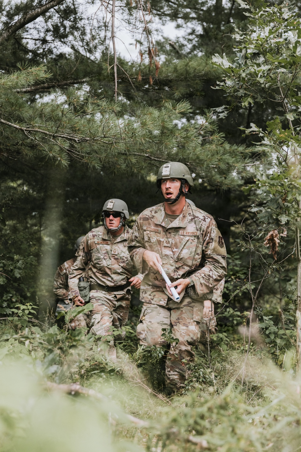 Airmen implement land navigation skills at Northern Strike 26-2