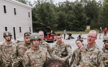 Airmen implement land navigation skills at Northern Strike 26-2