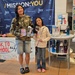 Military families participate in back-to-school festivities at their local NEX