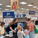 Military families participate in back-to-school festivities at their local NEX
