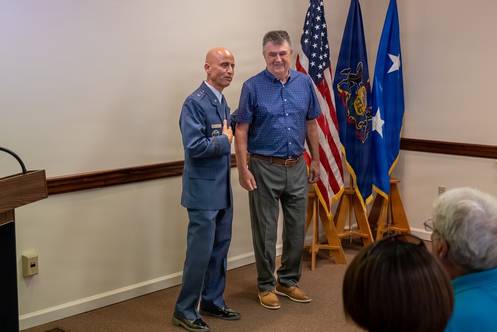 Pa. Air National Guard honorarily promotes retired Airmen