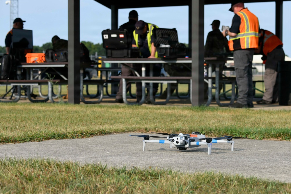Air National Guard, Civil Air Patrol keep eyes on the skies for drone response training