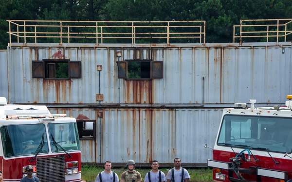 165th Fire Department conducts contingency operations training.