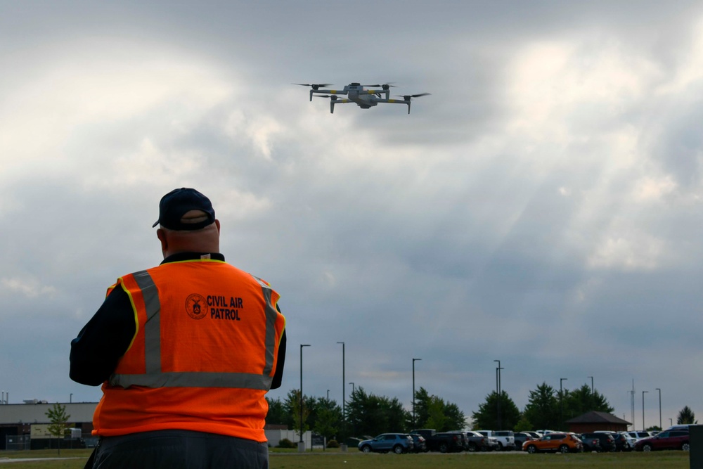 Air National Guard, Civil Air Patrol keep eyes on the skies for drone response training