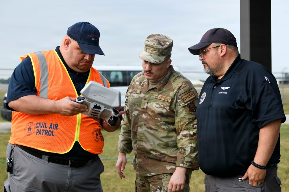 Air National Guard, Civil Air Patrol keep eyes on the skies for drone response training