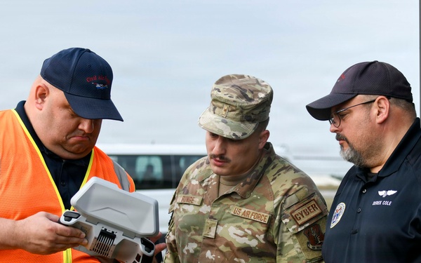 Air National Guard, Civil Air Patrol keep eyes on the skies for drone response training