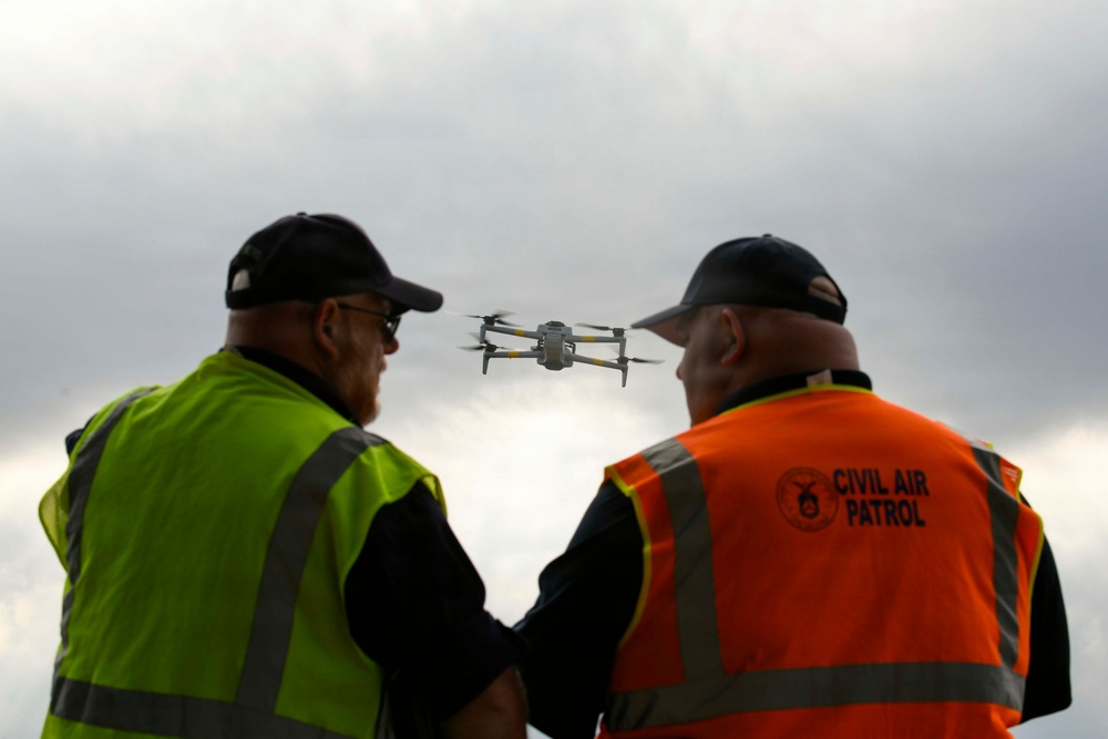 Air National Guard, Civil Air Patrol keep eyes on the skies for drone response training