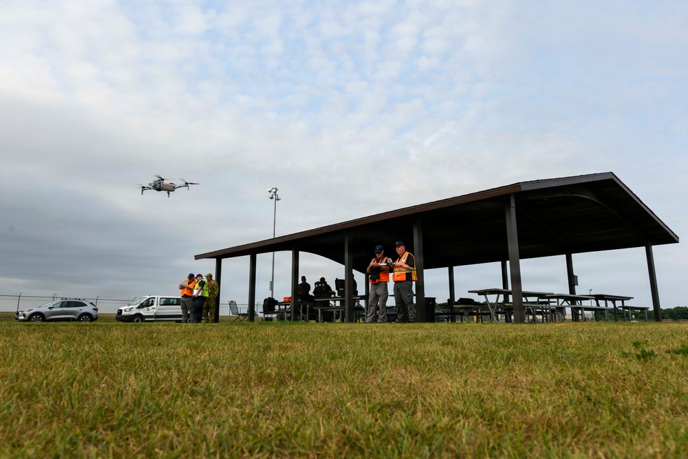 Air National Guard, Civil Air Patrol keep eyes on the skies for drone response training