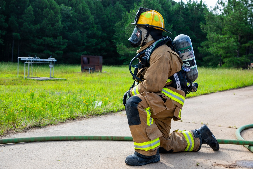165th Fire Department conducts contingency operations training.