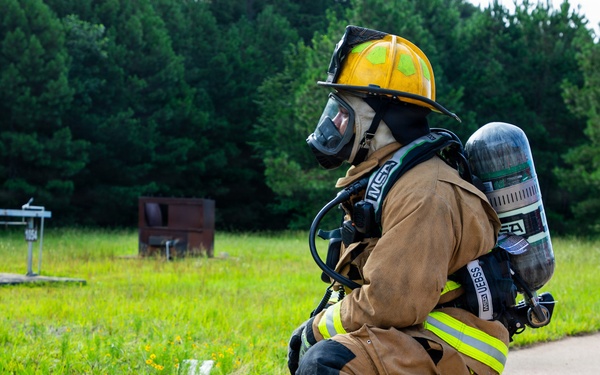 165th Fire Department conducts contingency operations training.