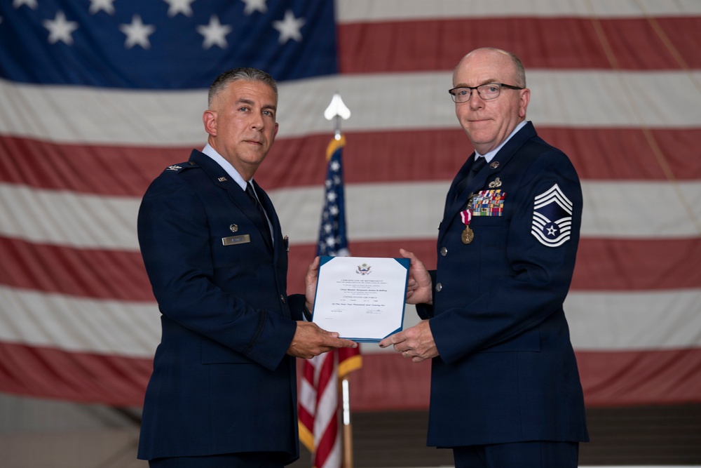 434th Maintenance Squadron SEL Retires After Nearly 4 Decades of Service