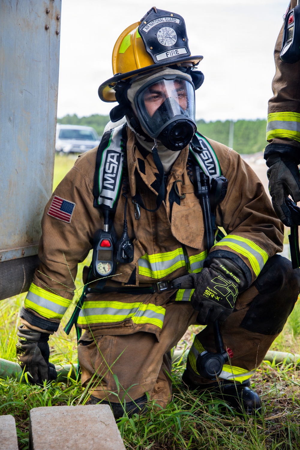165th Fire Department conducts contingency operations training.