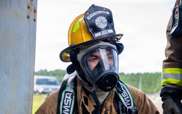 165th Fire Department conducts contingency operations training.