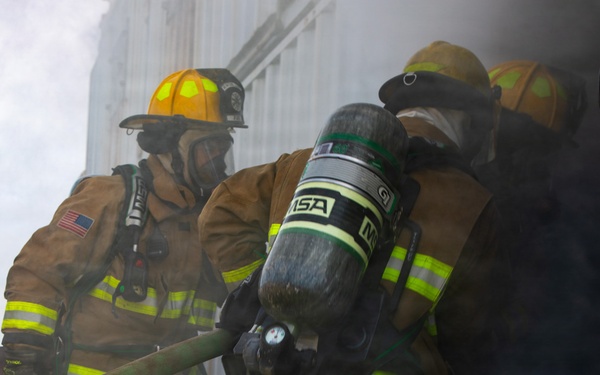 165th Fire Department conducts contingency operations training.