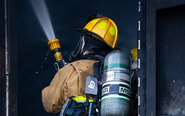 165th Fire Department conducts contingency operations training.