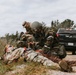Airmen from the 131st Civil Engineer Squadron and the 139th Civil Engineer Squadron perform tasks in MOPP gear